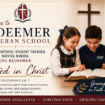 Rooted in Christ at Redeemer Lutheran School in 2026-2027